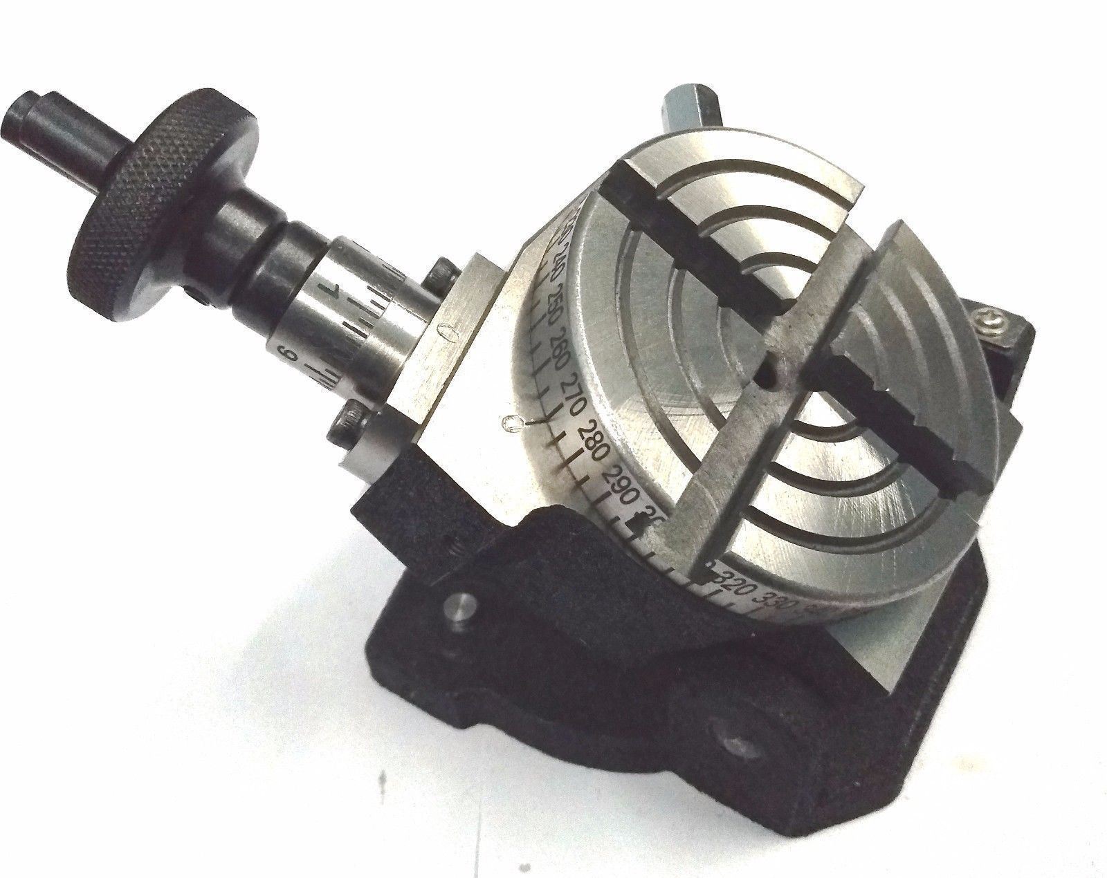 3" Inch 80mm Tilting Rotary Table Milling Indexing Machine Tool