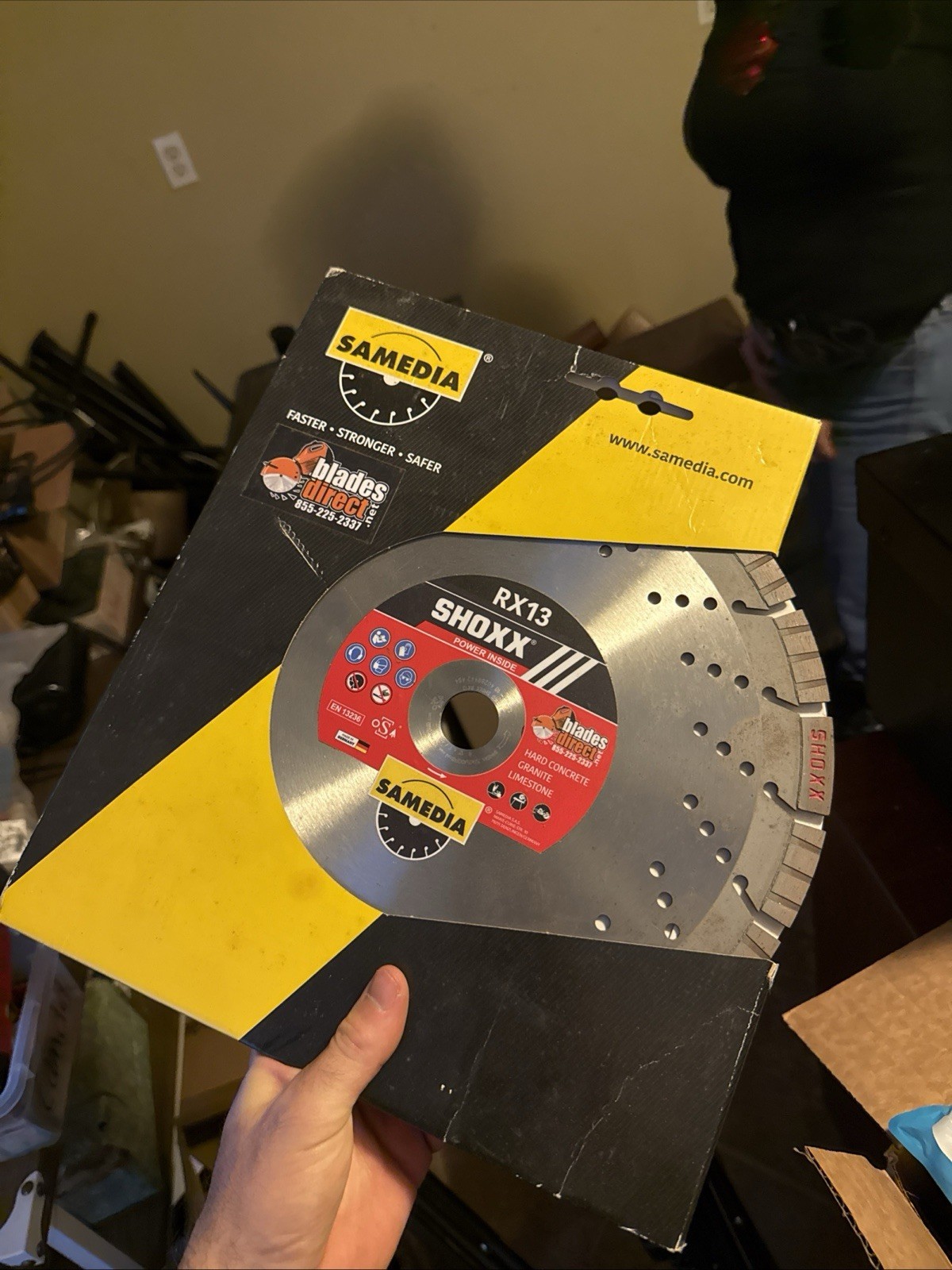 SAMEDIA SHOXX RX13 Diamond Blade Brand New - For Concrete Granite Limestone 12”