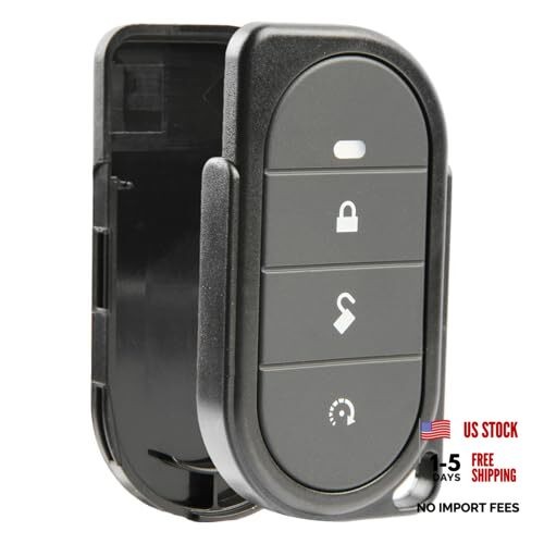 Keyless Entry Remote Car Key Fob 4-Button Replacement Shell Case for Viper One