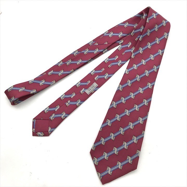 HERMES Tie Silk Multicolor Excellent