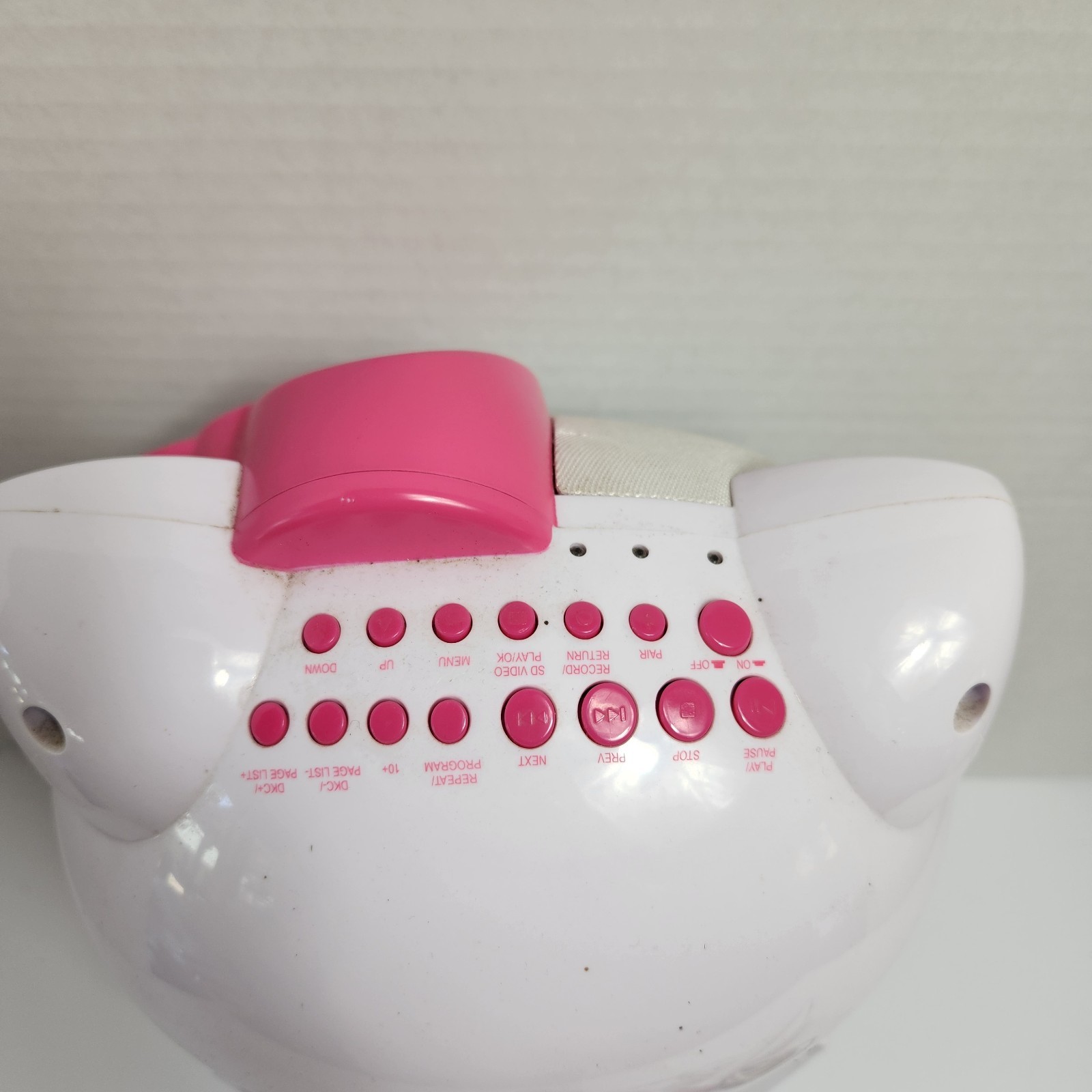 Hello Kitty Karaoke Machine - Used Condition With Cords And Microphone Tested .