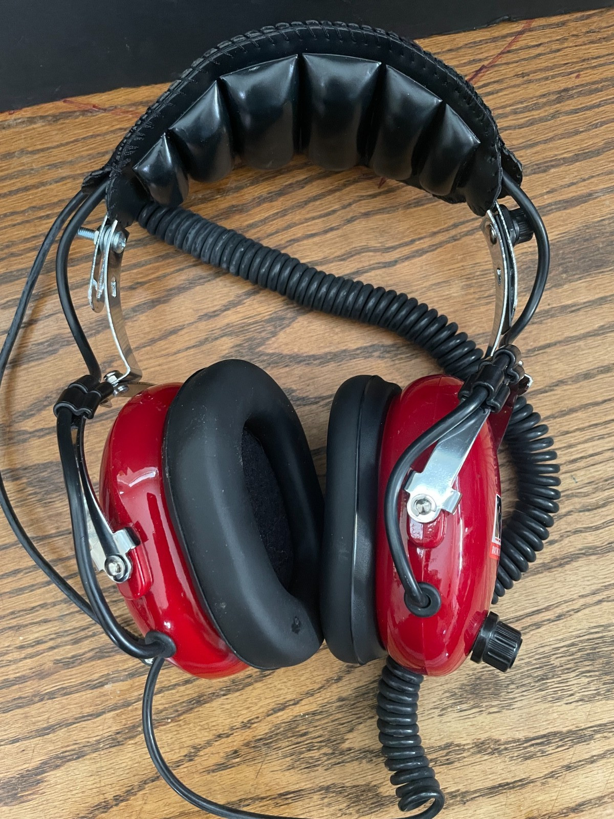 Racing Electronics RE-48 Communication Headset NASCAR w/Volume Control -- works!