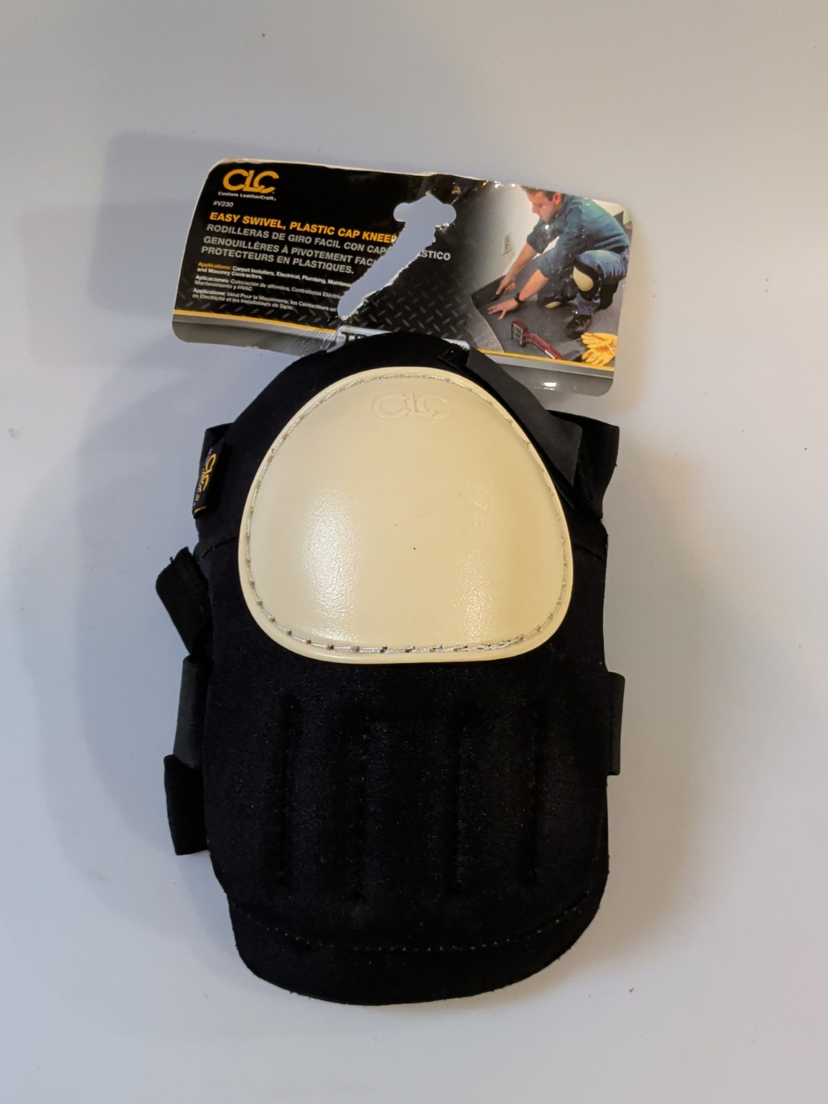 CLC Kneepads WORK GEAR  V230 Stitched Plastic Cap Swivel New