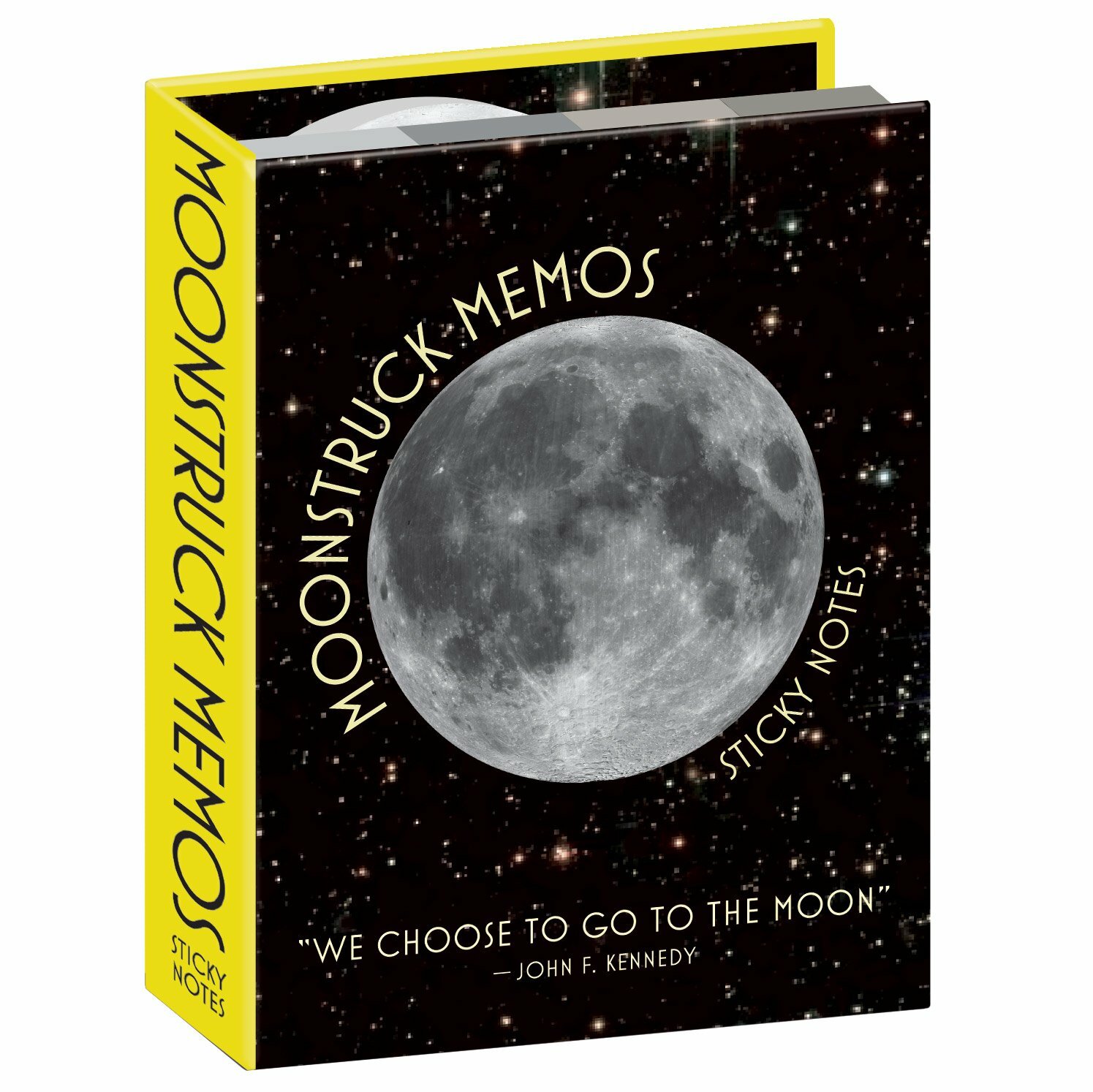 Moonstruck Memos Sticky Notes Post-Its SEALED UNUSED We Choose To Go To The Moon
