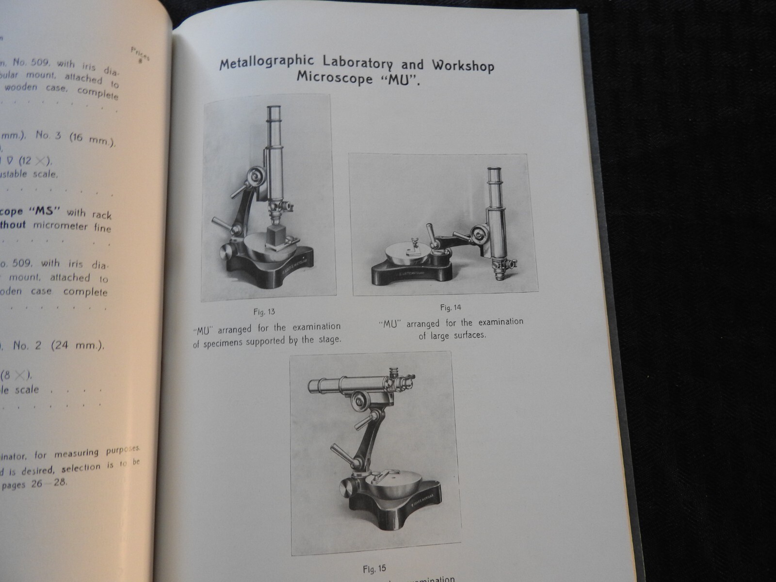 1925 E. Leitz Microscopes Accessory Apparatus Grinding Machines Catalog NEW YORK