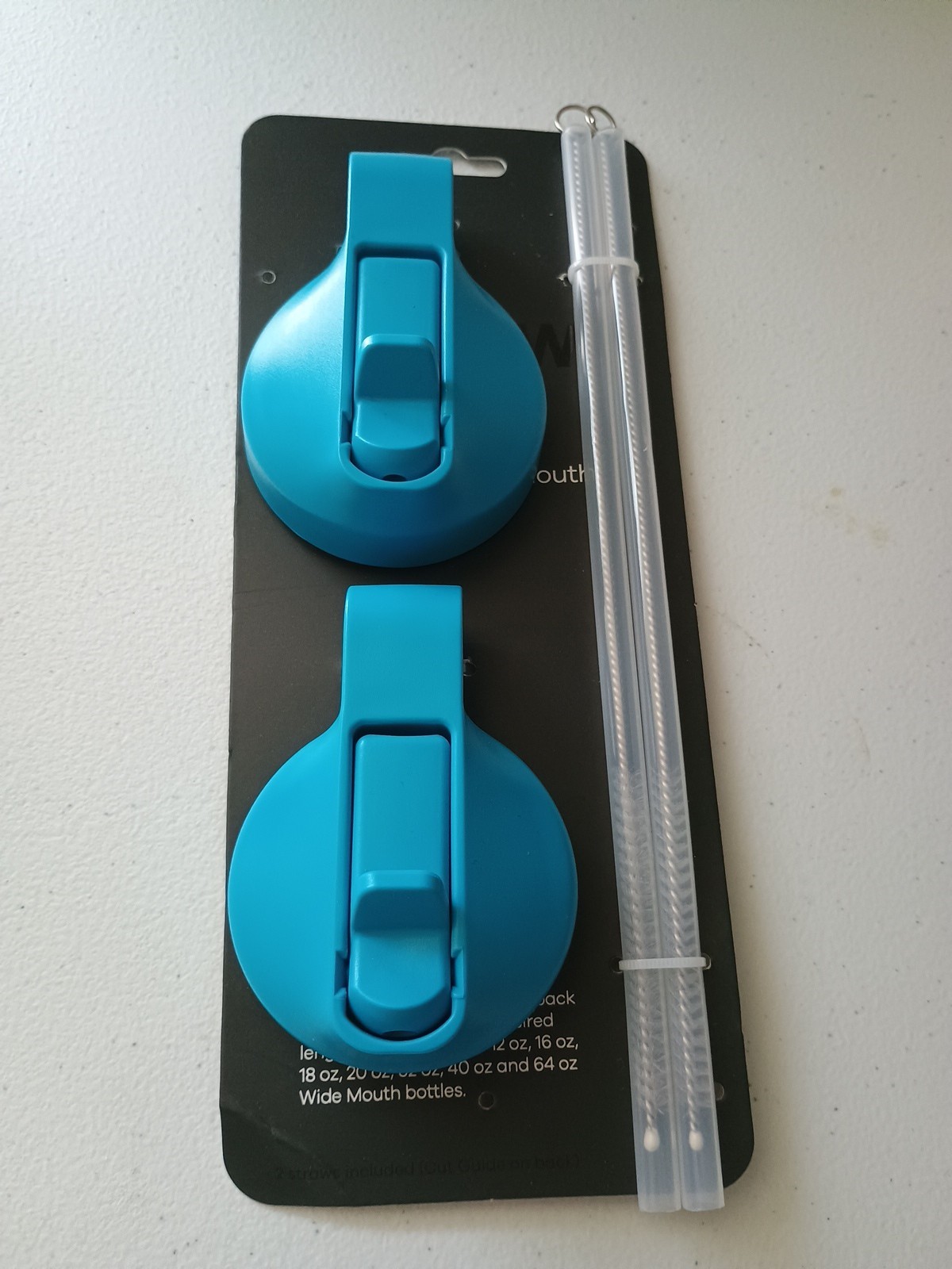 Wide Mouth Straw Lids Compatible w/ Most Sports Water Bottles  Box H 2 in Box J