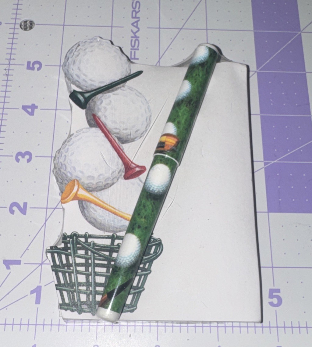 Lady Jayne Ltd  Golf note pad and pen