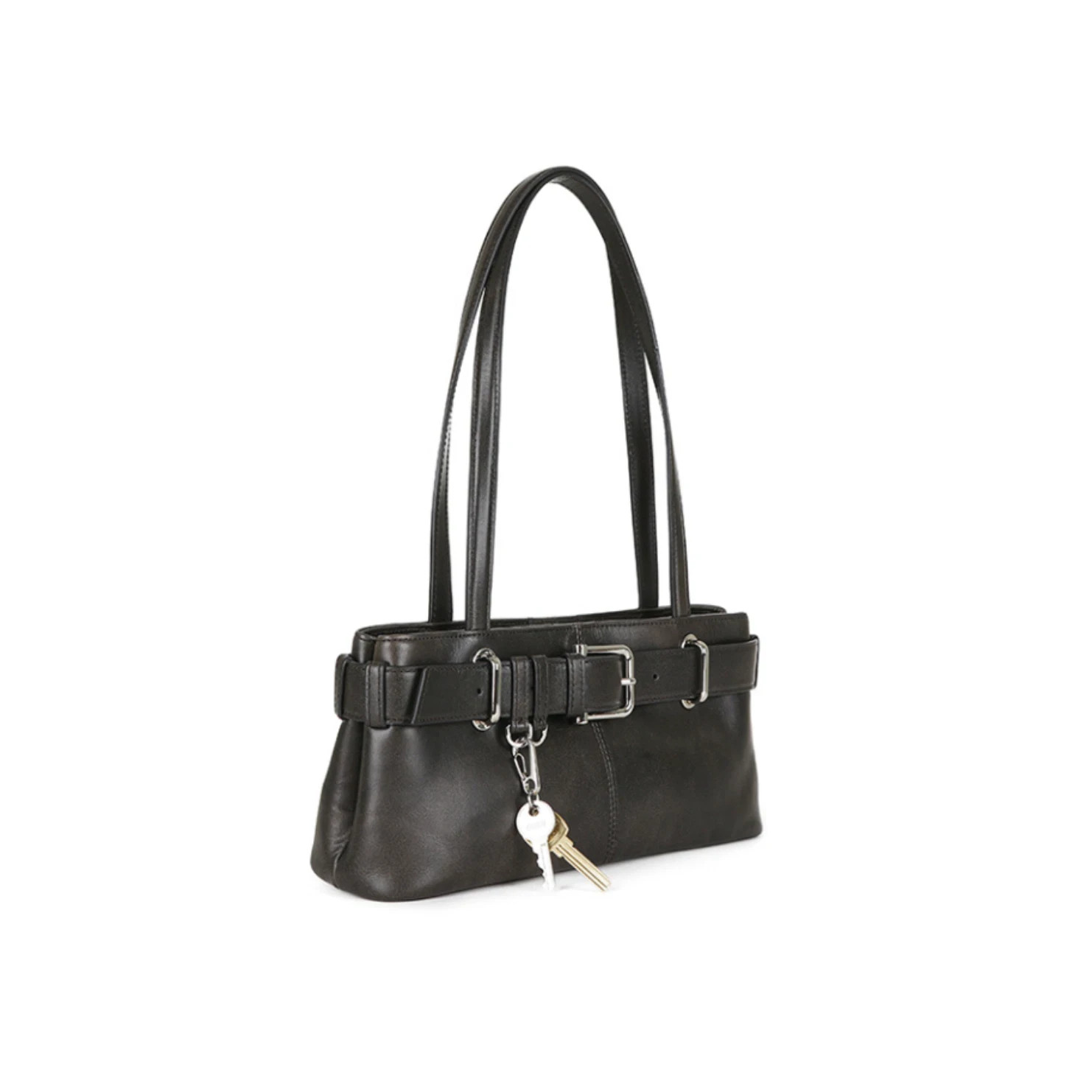NEW OSOI SHOULDER BROCLE MINI STAIN BROWN Women's Shoulder Bag No Tariffs In US