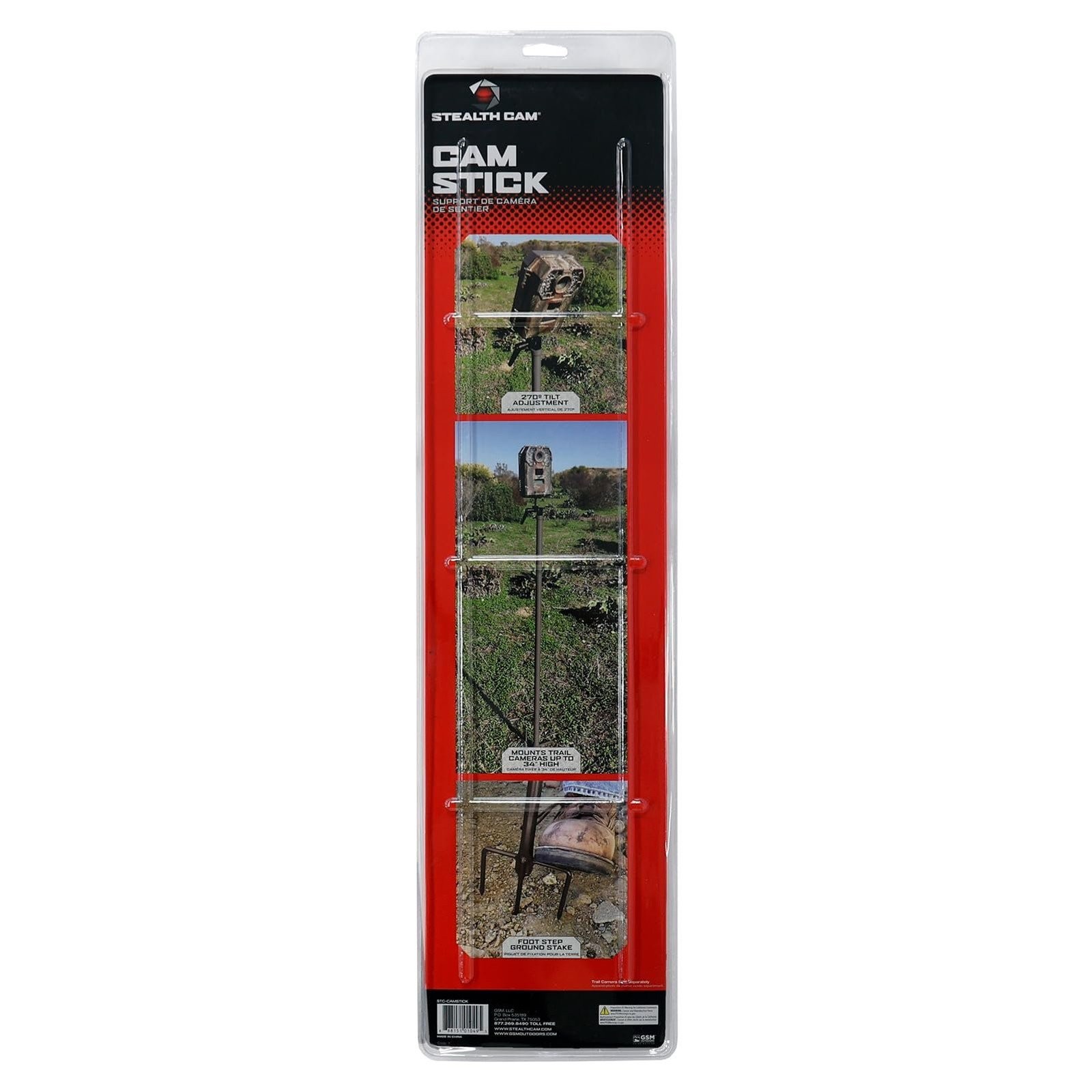 Stealth Cam Compact Adjustable Durable Steel Post 360-Degree Rotation...