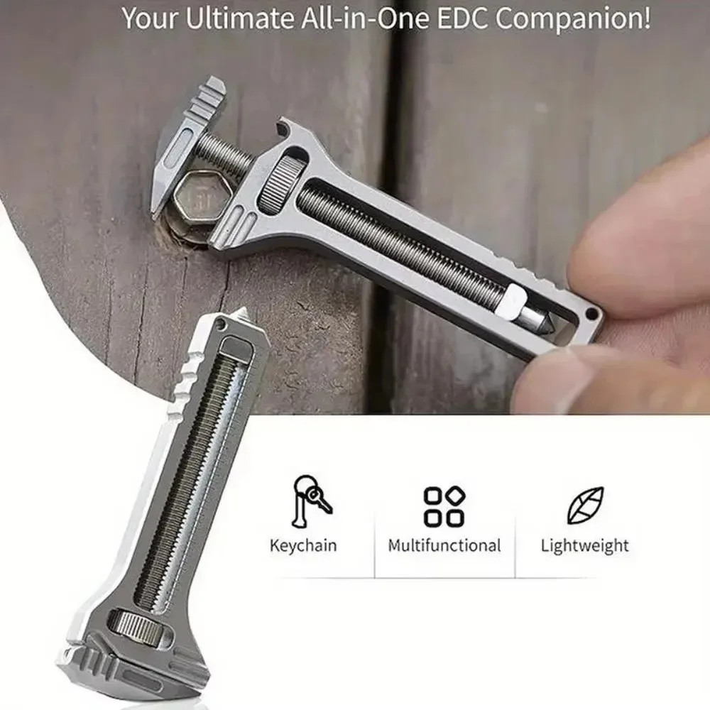 1PC EDC Multi Tool Compact Pocket Knife Screwdriver Keychain Camping Survival