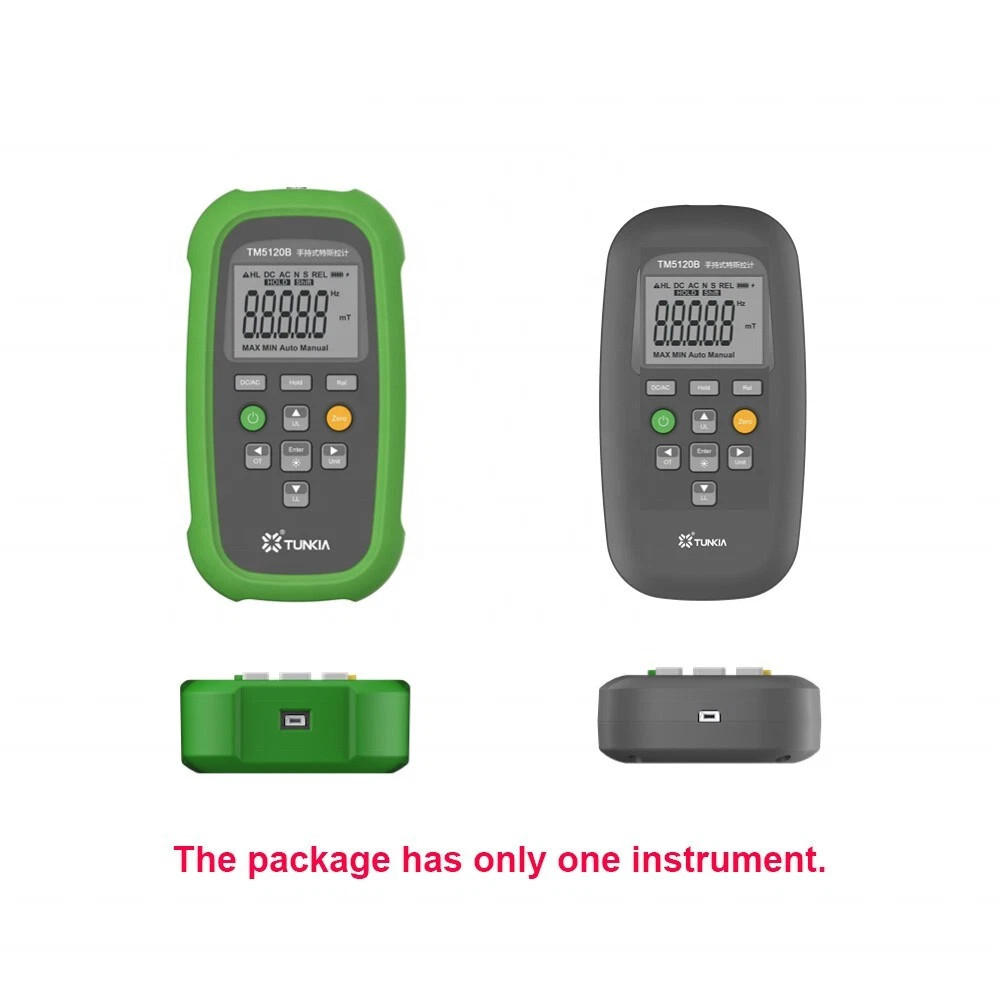 Handheld Teslameter Gauss Meter with Range 300mT Accuracy Class 2 DC ±2% AC ±5%