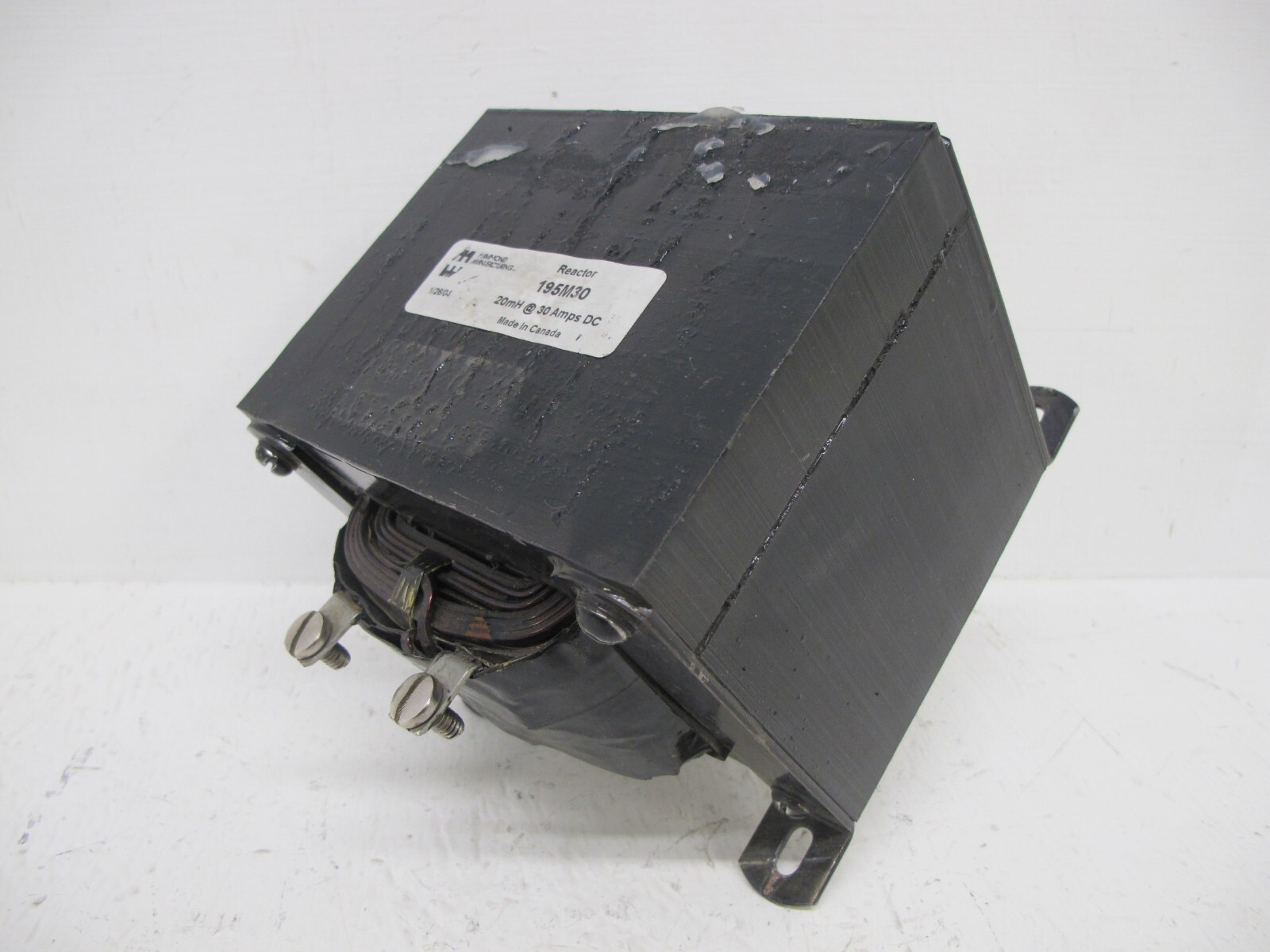 HPS Hammond Reactor 195M30 20 mH @ 30 Amp DC Choke 30A 195-M-30 Power