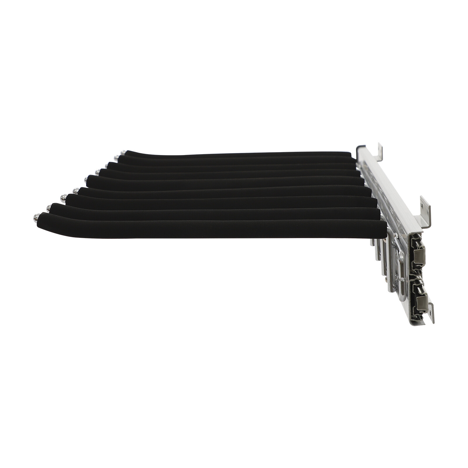 Durable Wall-Mounted Trouser Rack with Smooth Round Balls and Handle