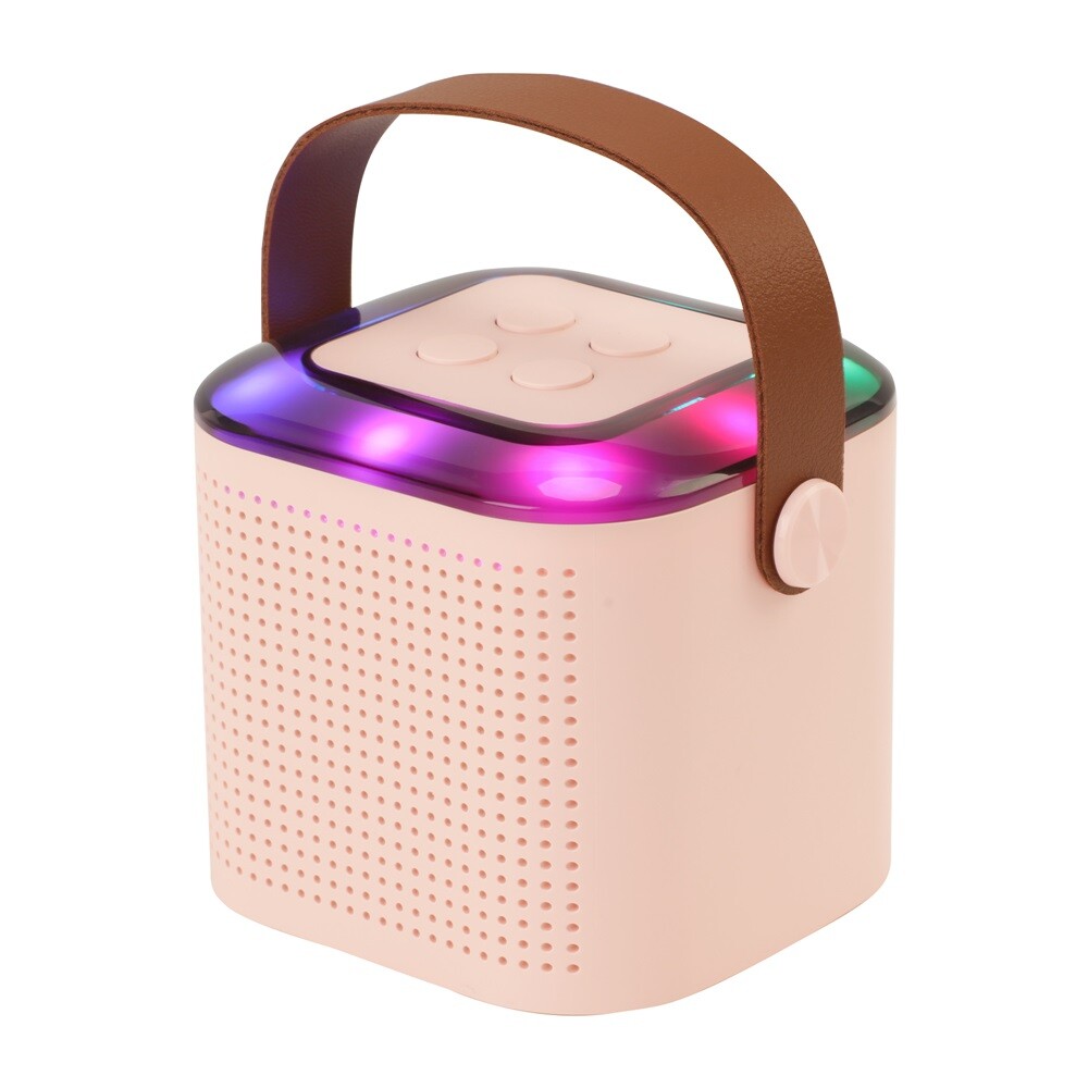 Bluetooth Portable Karaoke Machine Speaker Kids 2 Microphones
