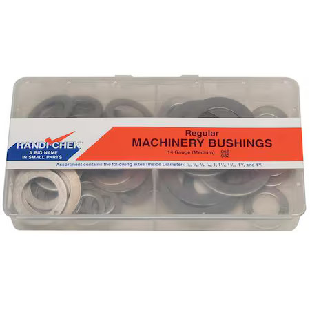 Zoro Select Wwg-Disp-N14-091 Regular 14 Gauge Machinery Bushing Assortment,,