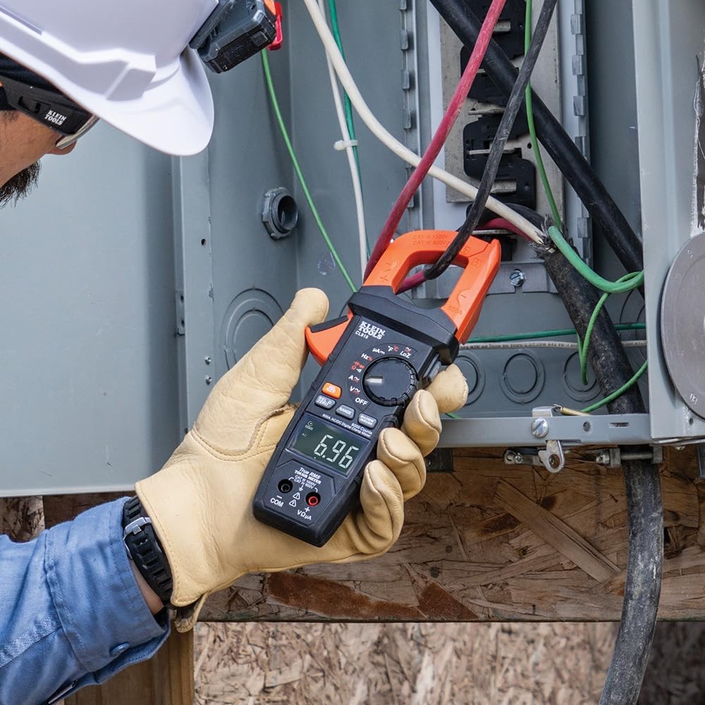 Klein Tools CL810 Digital Clamp Meter, Auto Ranging TRMS, AC/DC Volt/Current,...