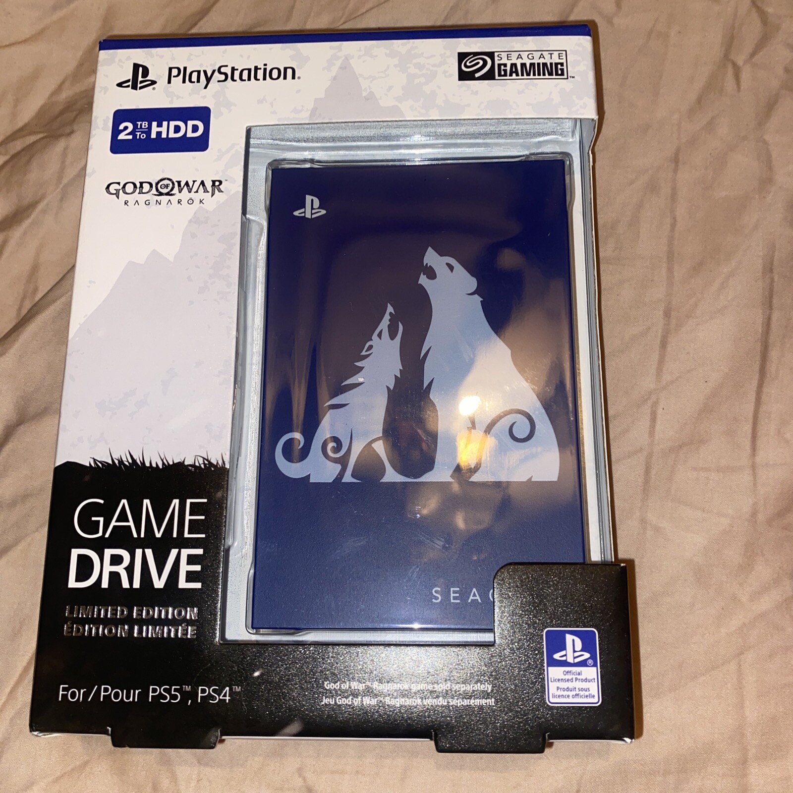 Seagate - Game Drive for PS4, PS5 God of War Ragnarök Ltd. 2TB Official