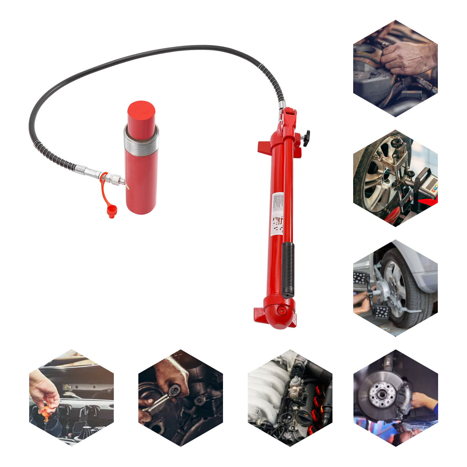 AUTO SHOP TOOL LIFT RAM 20 TON PORTA POWER HYDRAULIC JACK BODY FRAME REPAIR KIT