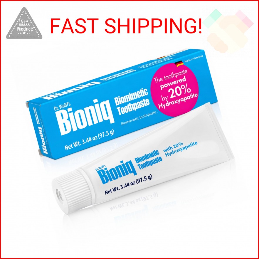 Bioniq Classic - 20% Hydroxyapatite Toothpaste, bioHAP and Fluoride Free for Dai