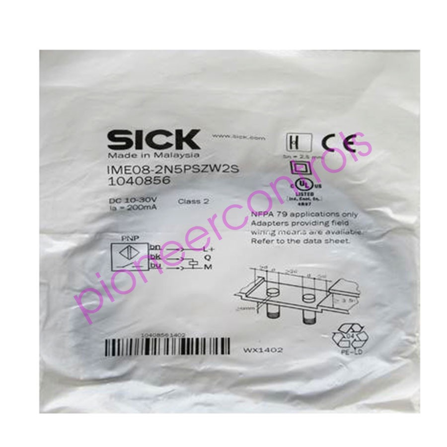 SICK  IME08-2N5PSZW2S Inductive Proximity Sensors,PNP New