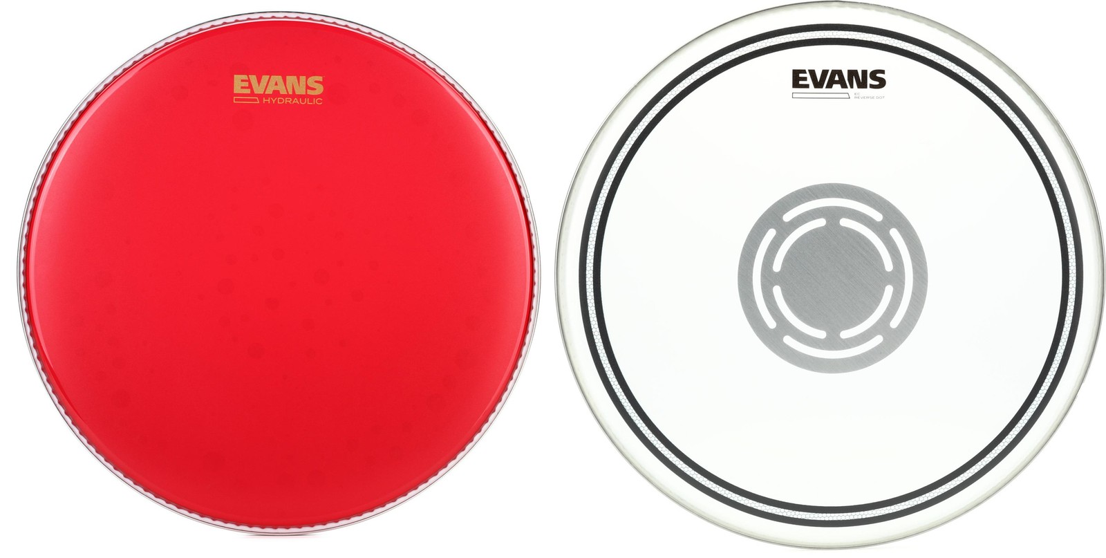 Evans EC Reverse Dot Snare Drumhead - 14 inches + Evans B14HR Value Bundle