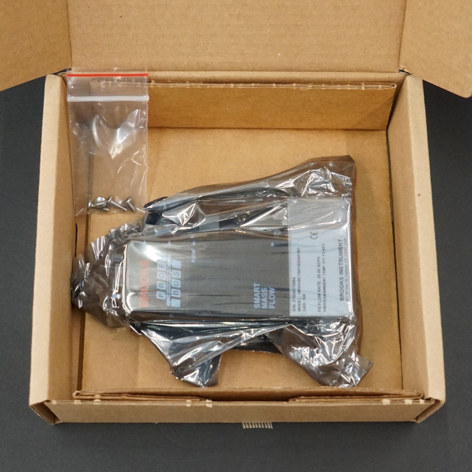 Brooks Instrument 5850S/BC1BA1ID0AA1B1 Profibus Mass Flow Controller, Air