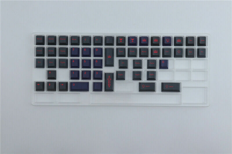 Alter Black Theme Keycap 129 Keys Cherry Profile PBT For MX