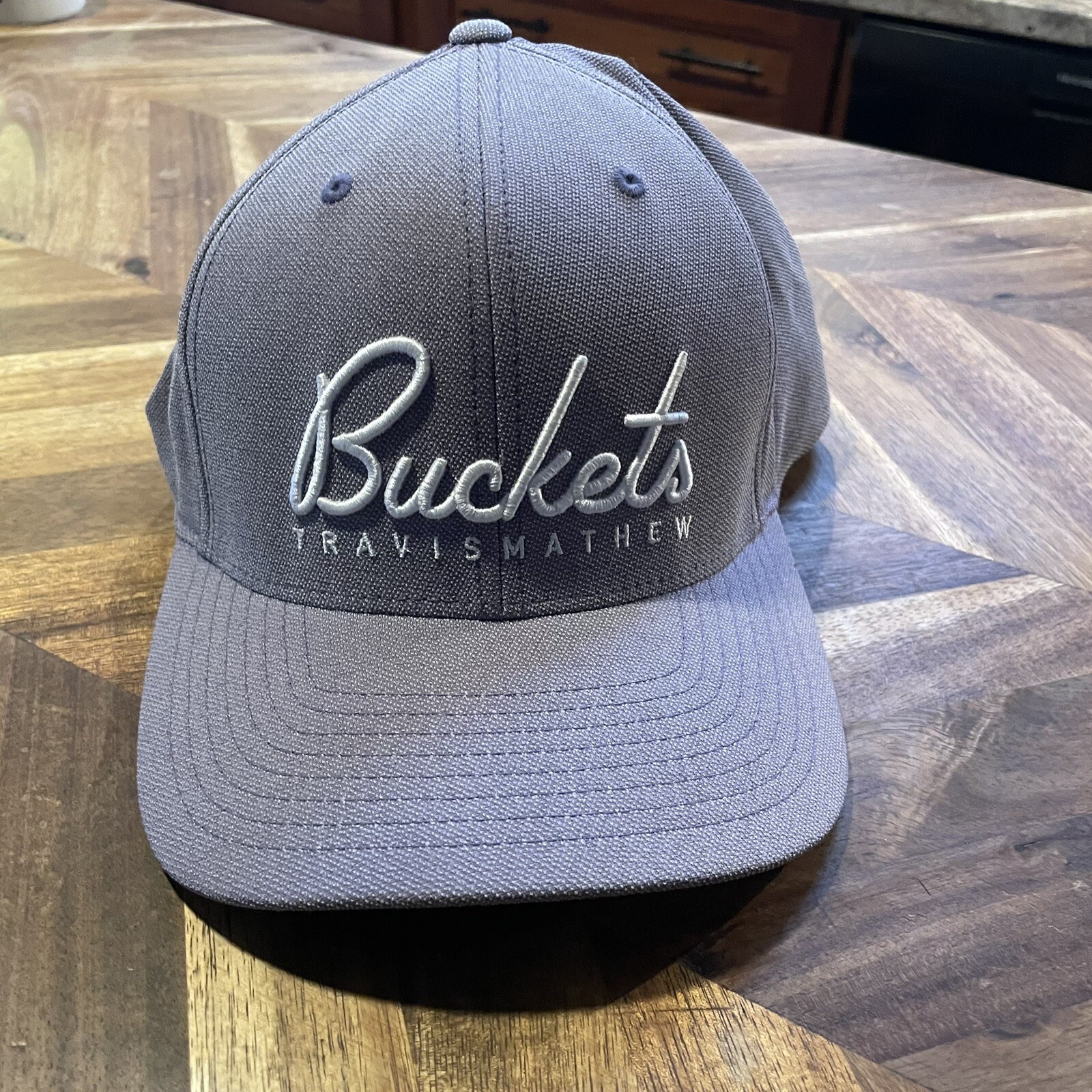 Travis Mathew Hat Golf Cap Buckets No Curfew 2.0 Heather Mulled Grape Mens
