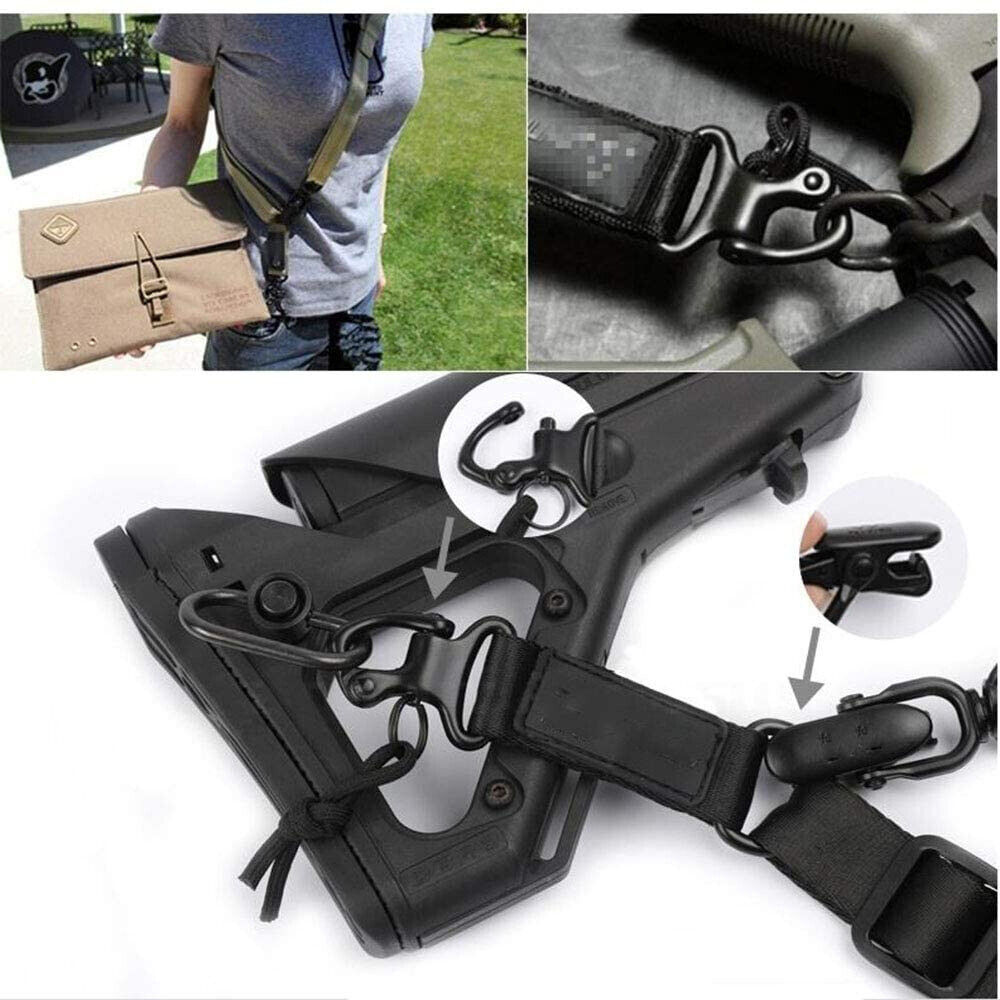 Tactical One / Two Point Rifle Sling Gun Sling Strap with Quick Release Buckle