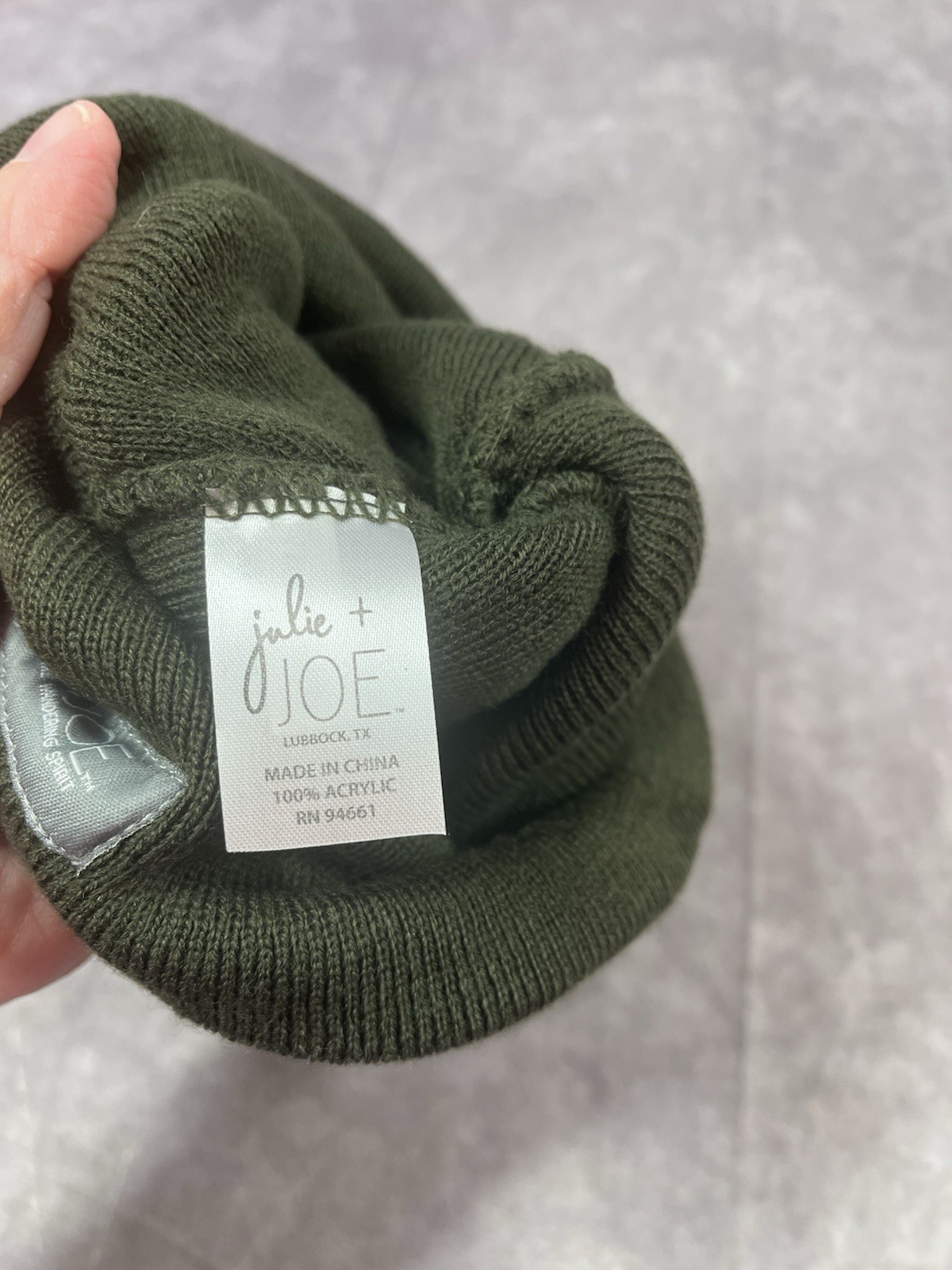 Lost Lake Bear Winter Beanie Hat Forest Green Outdoor Active Hiking