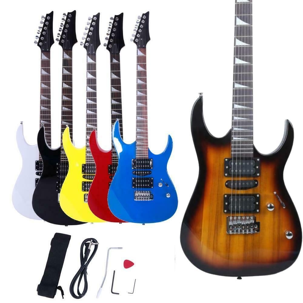 New Electric Guitar Kit for Student Beginner Practice 6 Strings Right-Handed