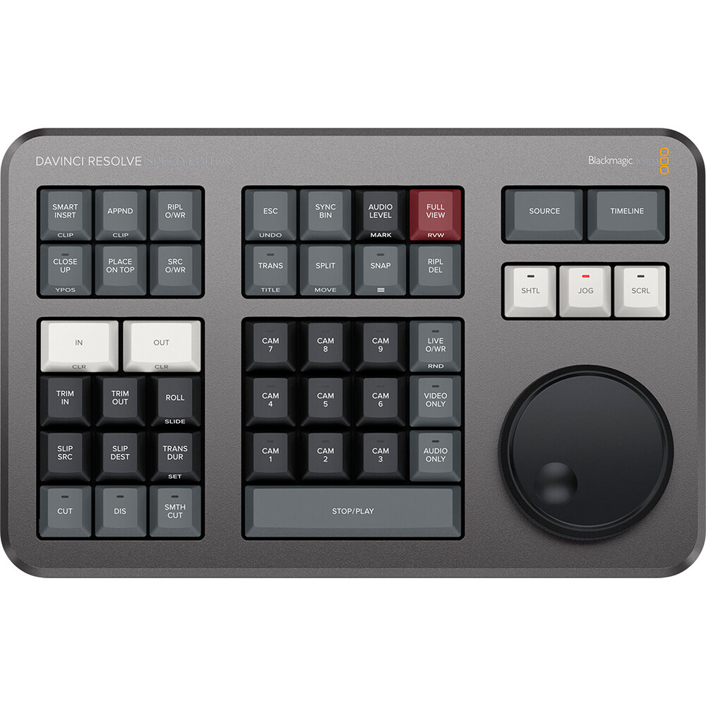 Blackmagic Design DaVinci Resolve Speed Editor w/ DaVinci Resolve 17 Activation