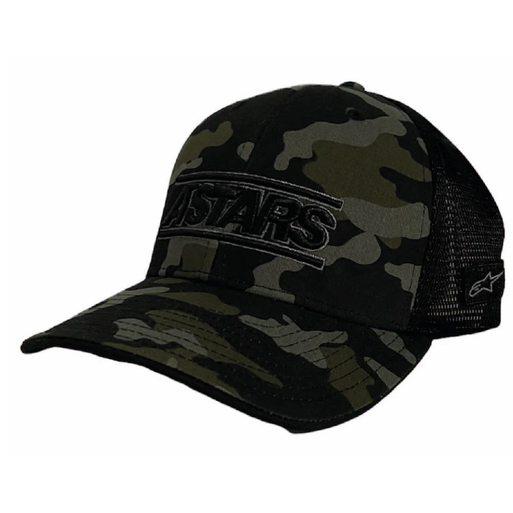 Alpinestars Proximity Mesh Cap Baseball Black Camo Green