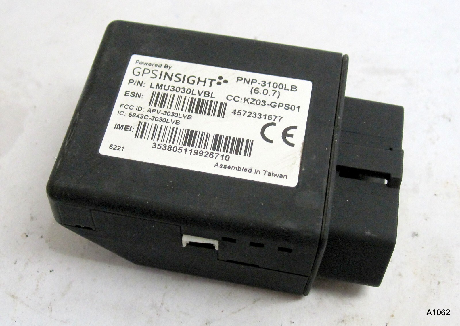 GPSINSIGHT OBD GPS Fleet Tracker LMU3030LVBL CC: KZ03-GOS01