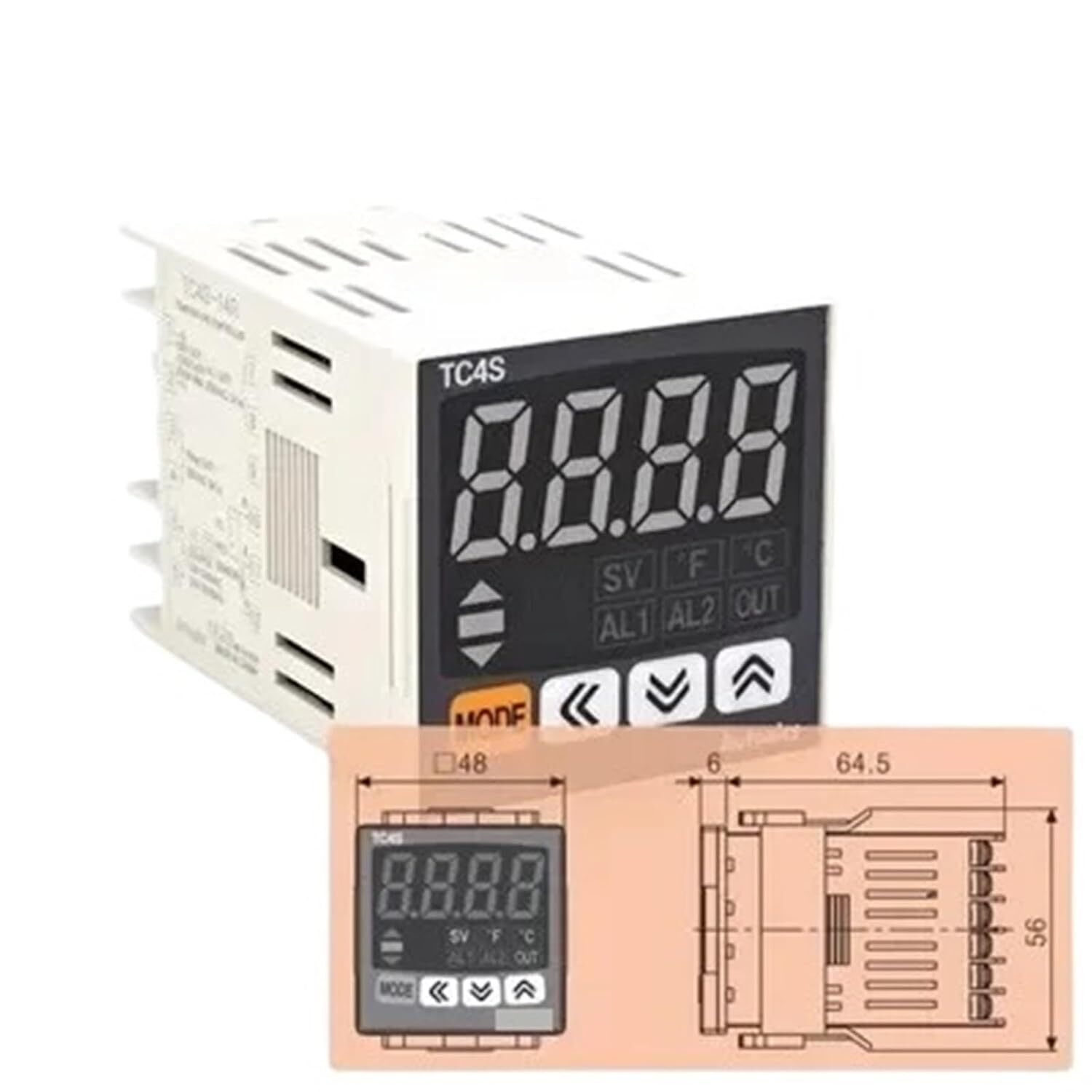 1pc new in box AUTONICS TCN4S-24R Dual Display PID Temperature Controller