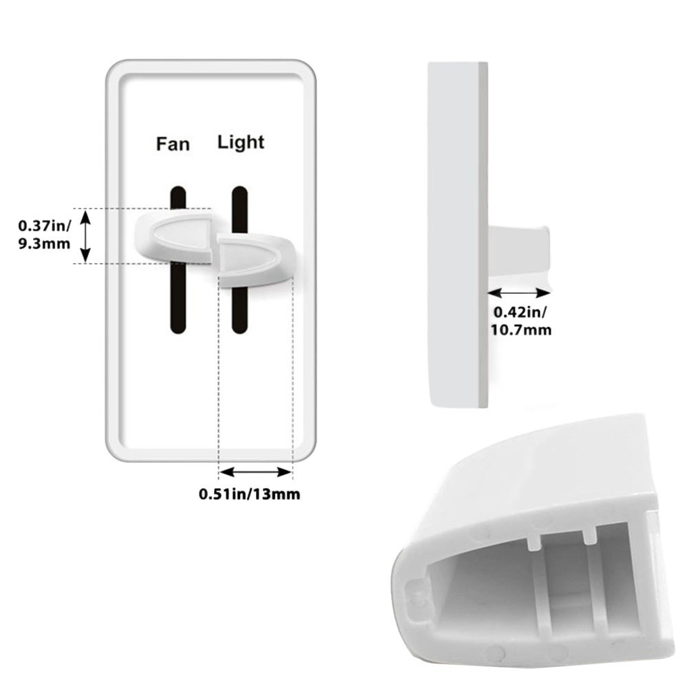 Dimmer Replacement Knobs Set of 4 Compatible for Fan and Light Controls