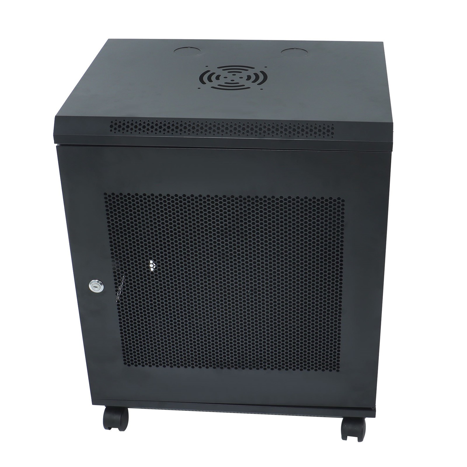12U Wall Mount Network Server Rack Cabinet Enclosure 15.5'' Deep Door Lock