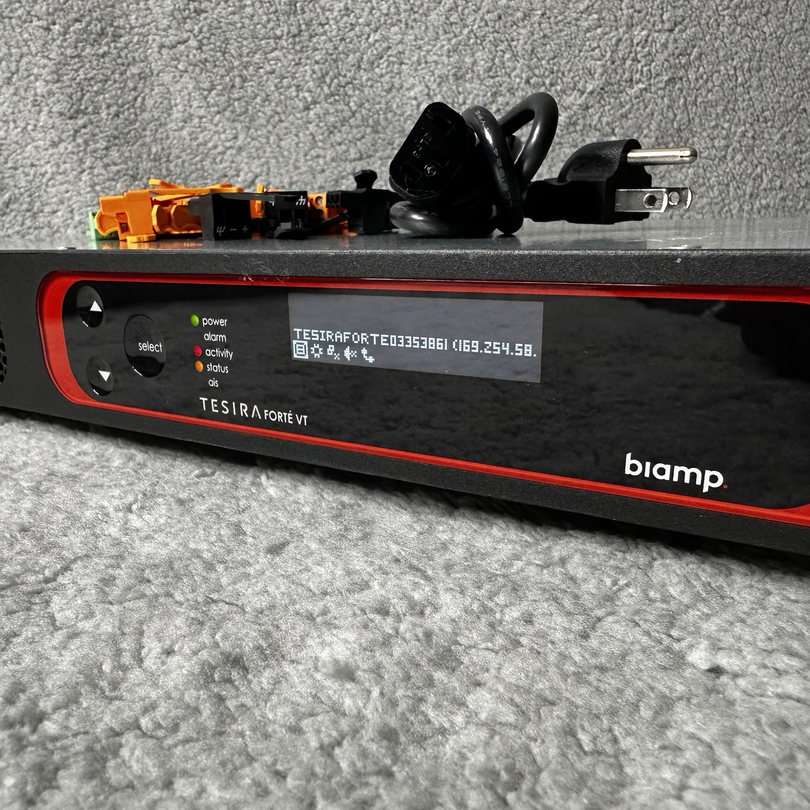 Biamp Tesira Forte VT Digital Audio Processor DSP AVB 12 in 8 out