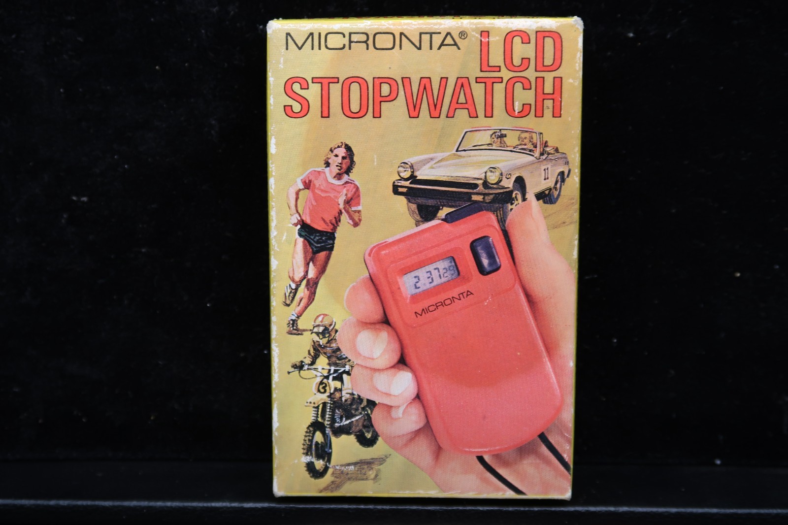 Micronta LCD Quartz Stopwatch Model 63-5003 w/Original Box NOS