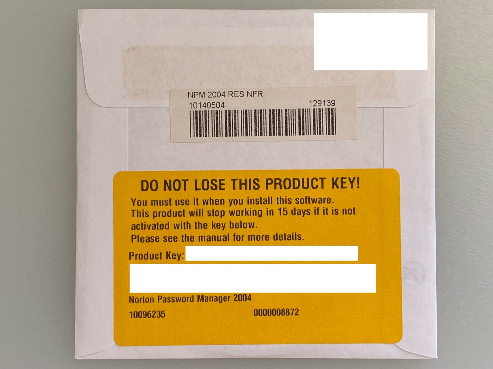 Symantec Norton Password Manager 2004 for Windows