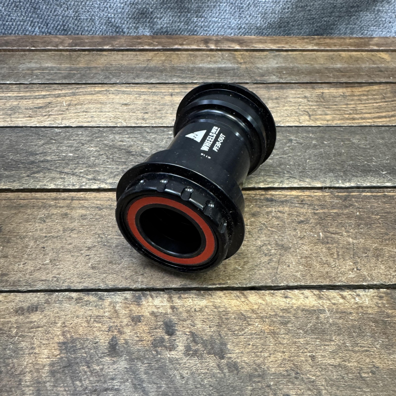 Wheels MFG PF30-OUT-15 Bottom Bracket 24mm Threaded Black Ceramic Zero