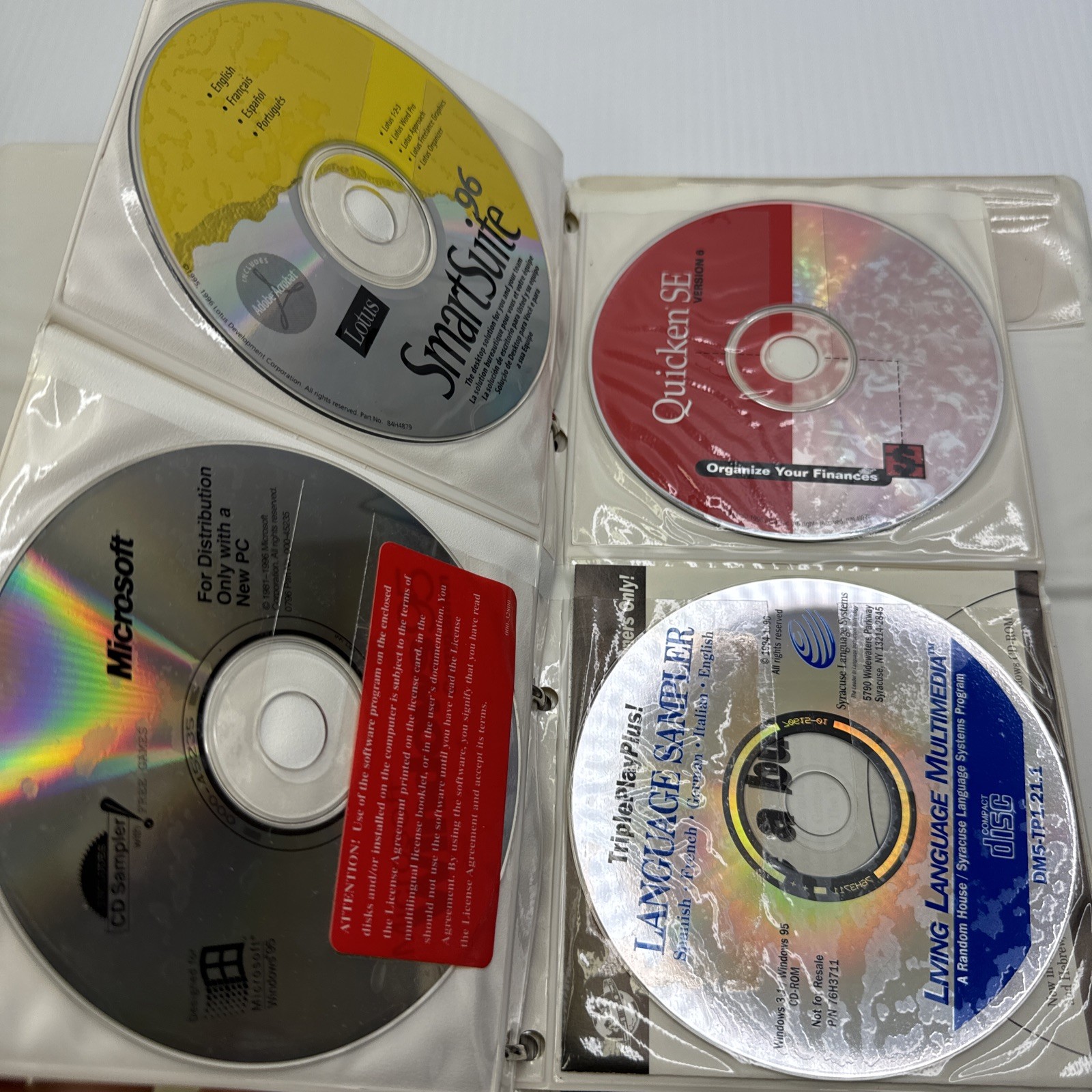 IBM Aptiva Multimedia 15 CD-ROM CD Discs + Two Booklets Battle Beasts etc