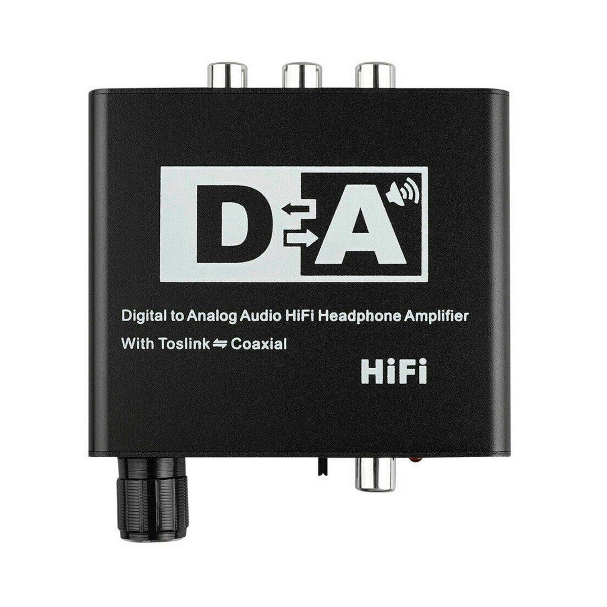 2 RCA Audio Control Converter Digital to Analog Optical to Coaxial Birectional