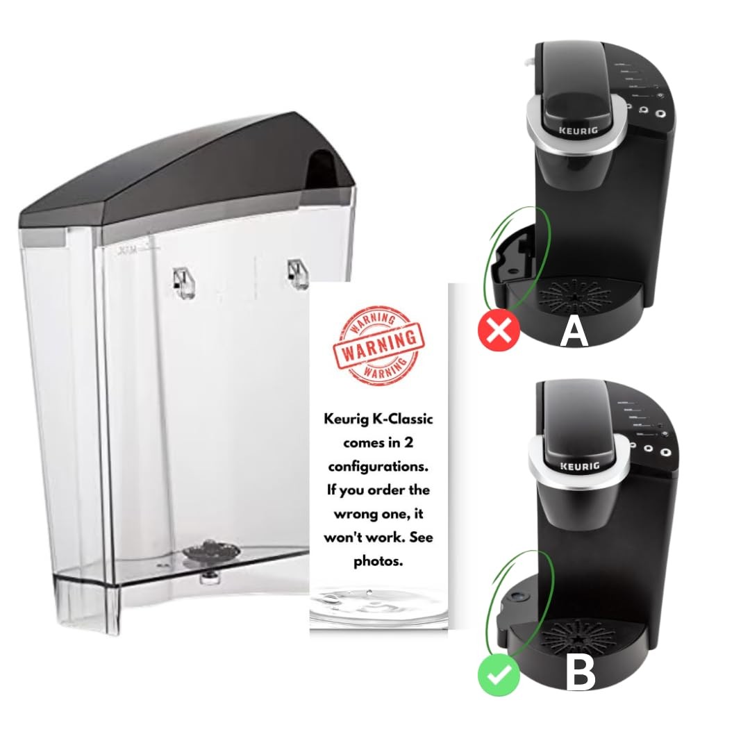 Replacement Water Reservoir Tank for Keurig K-Classic - Check Compatibility