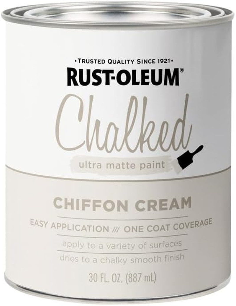 Chiffon Cream Chalked All-In-One Ultra Matte Paint | One Coat Coverage | No Prim