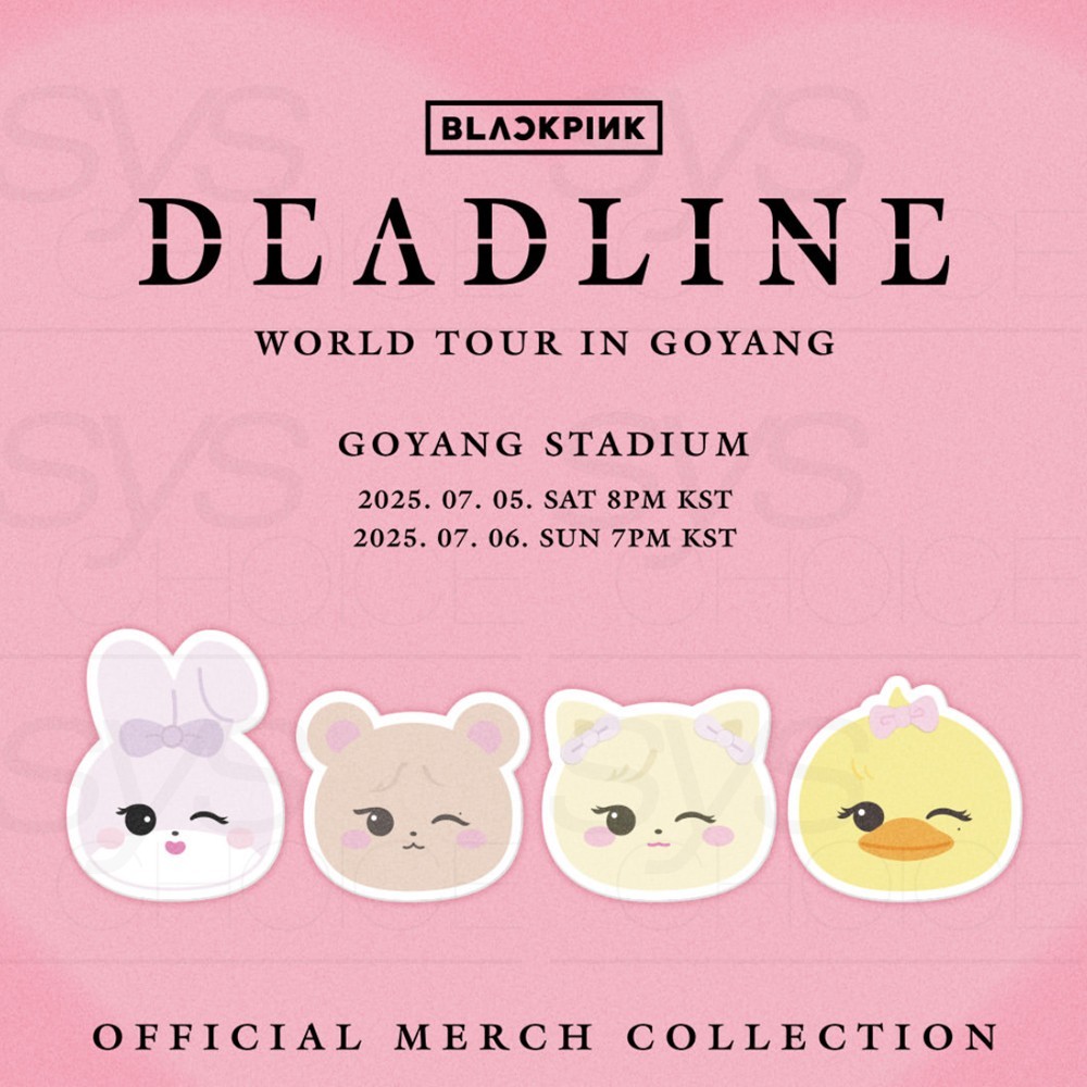 BLACKPINK DEADLINE WORLD TOUR IN GOYANG Official MD Collection Part.3 + Track#