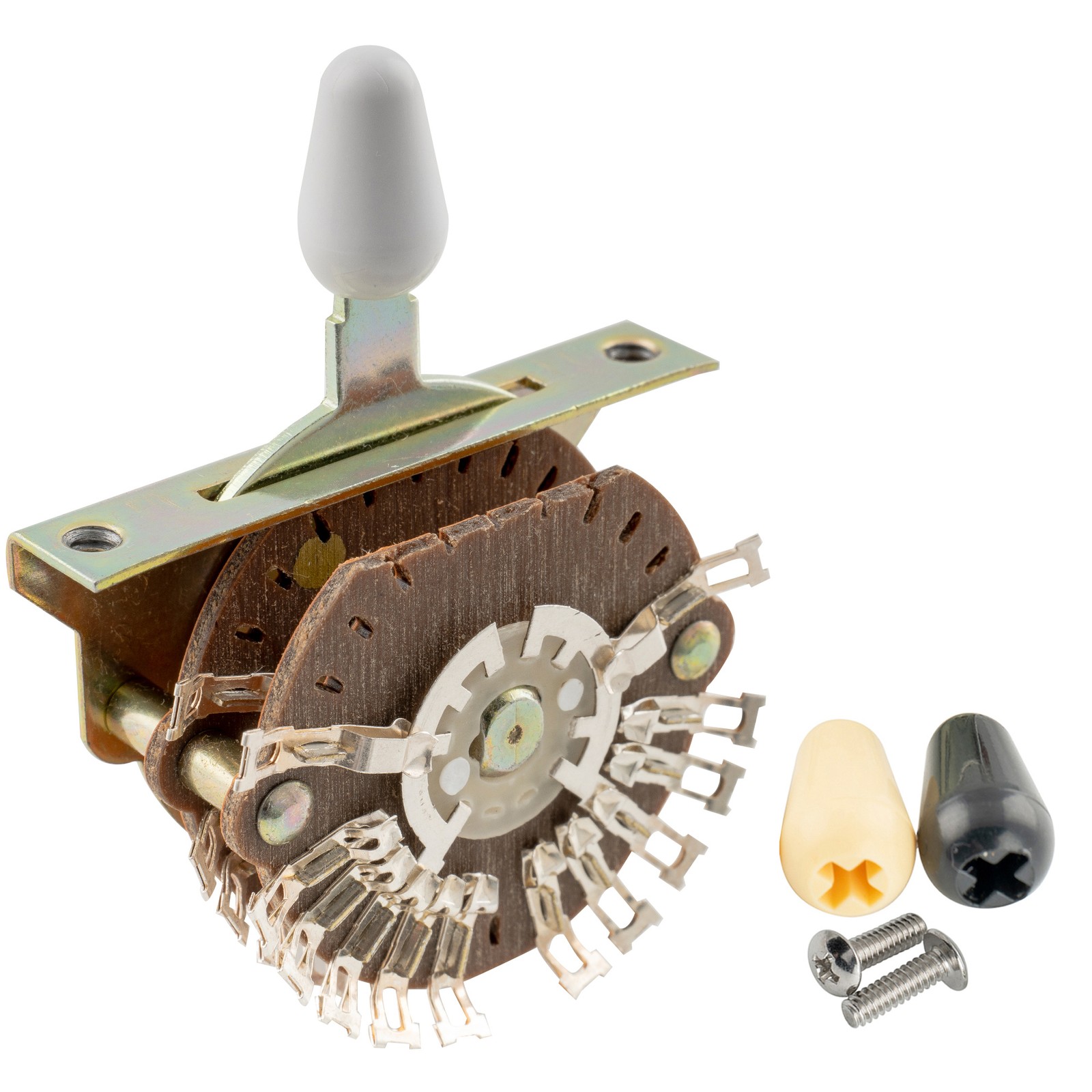 Oak-Grigsby Super 4-Pole 5-Way Pickup Blade Lever Switch For Strat Tele Guitar