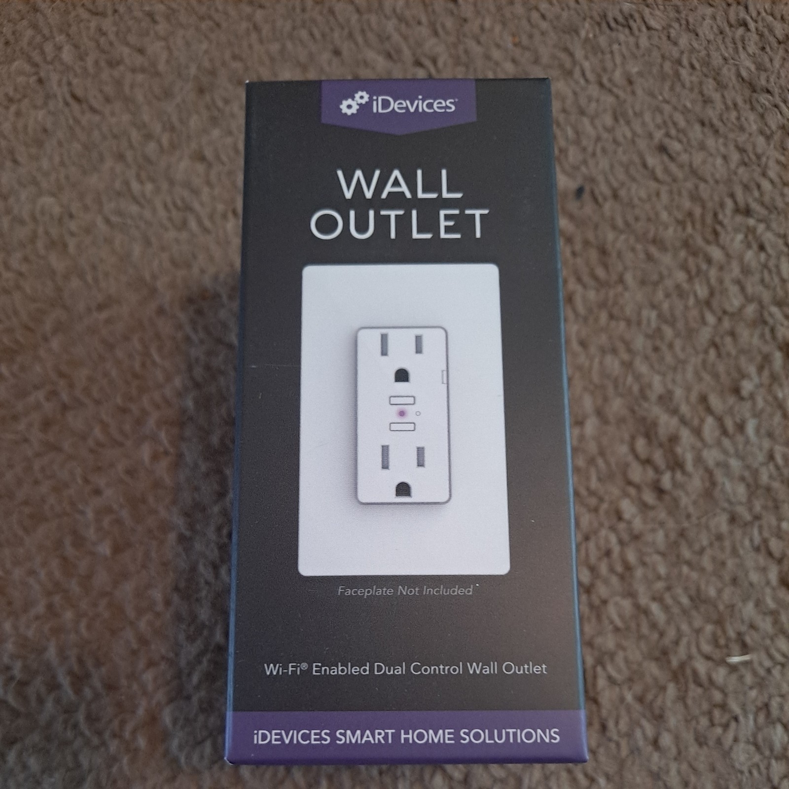 IDevices Wi-Fi Enabled Smart Duplex Wall Outlet 15A White IDEV0010 NEW SEALED-1