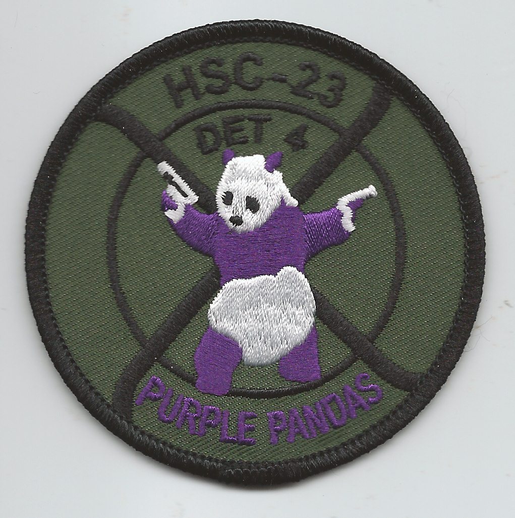 HSC-23 DET 4 "PURPLE PANDAS" subdued patch