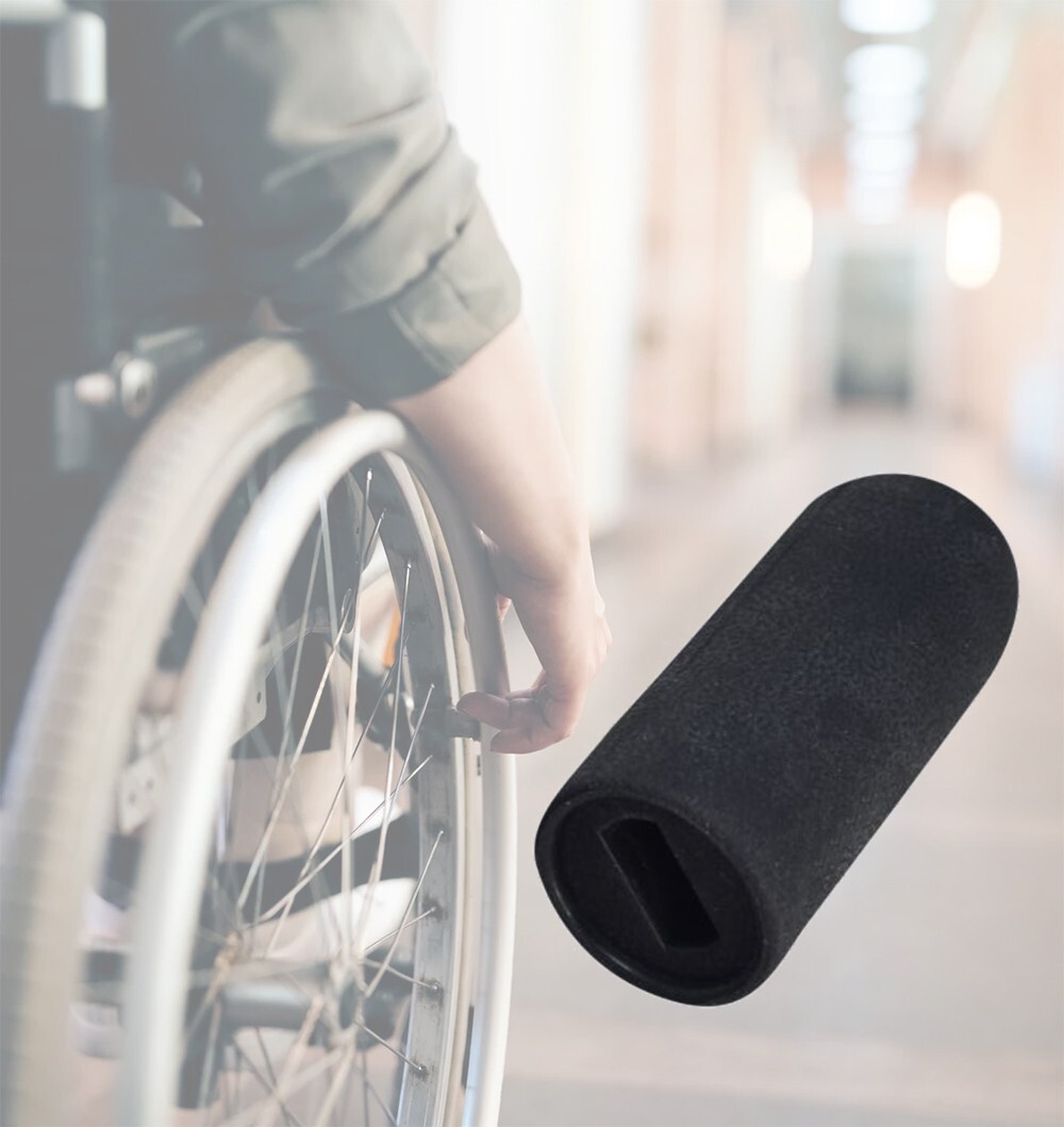Rubber Brake Handle Tips for Pride Stylus & Stylus LS Folding Manual Wheelchairs